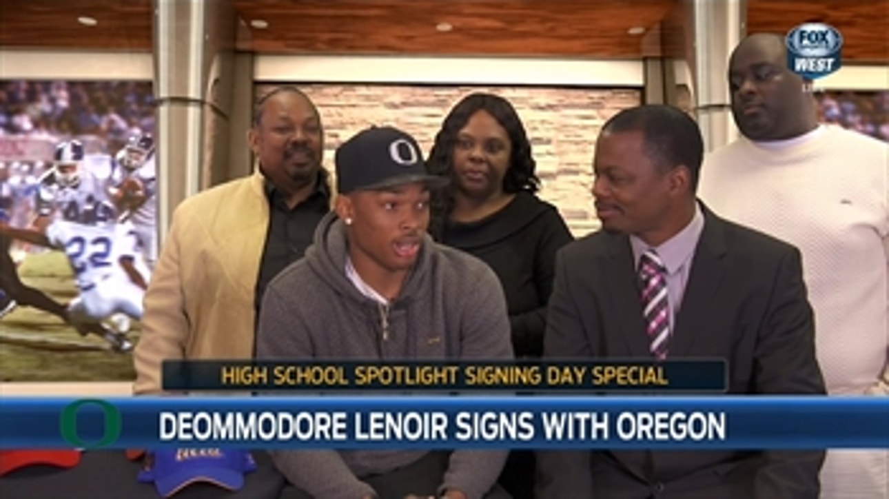 DB Deommodore Lenoir taking his many talents to Oregon