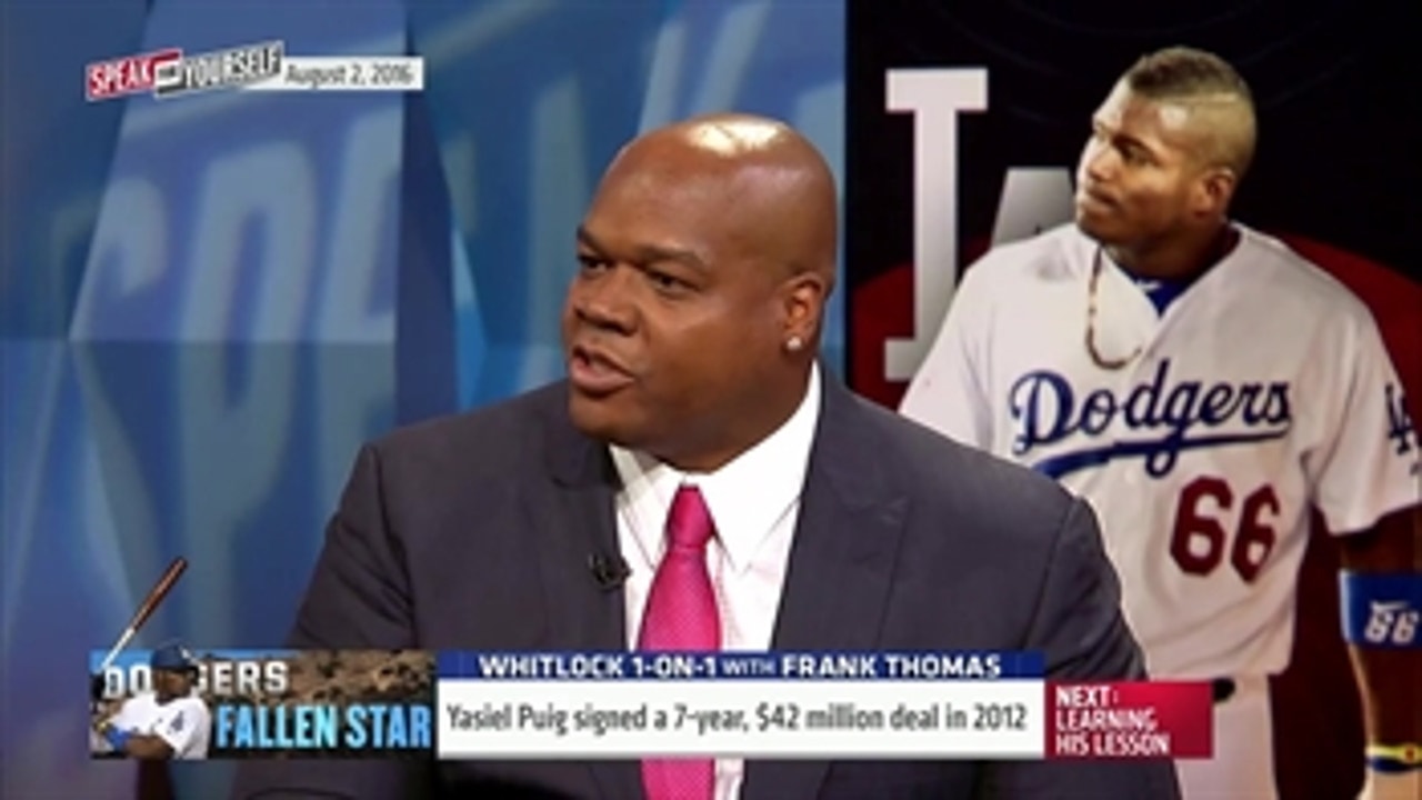 Whitlock 1-on-1: Frank Thomas isn't surprised Yasiel Puig didn't live up his rookie season