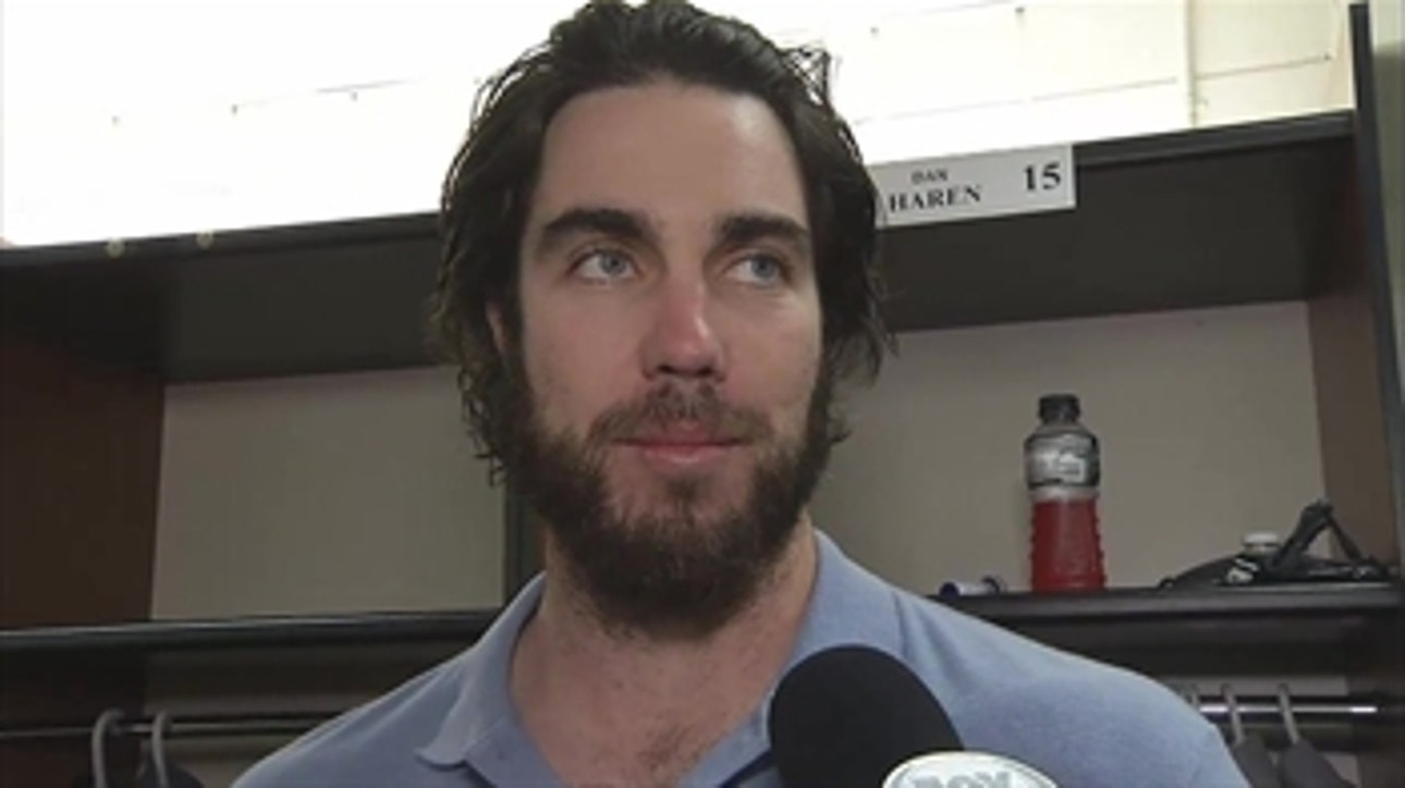 Dan Haren: 'It's a fine line to walk'