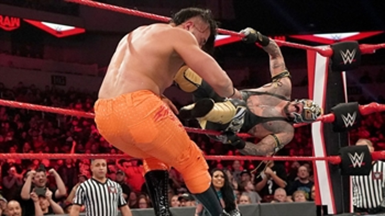Andrade vs. Rey Mysterio - U.S. Title Ladder Match: Raw, Jan. 20, 2020