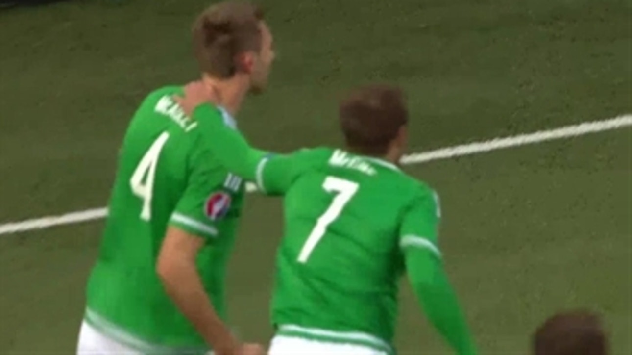 McAuley gives Northern Ireland an edge over Faroe Islands - Euro 2016 Qualifiers Highlights