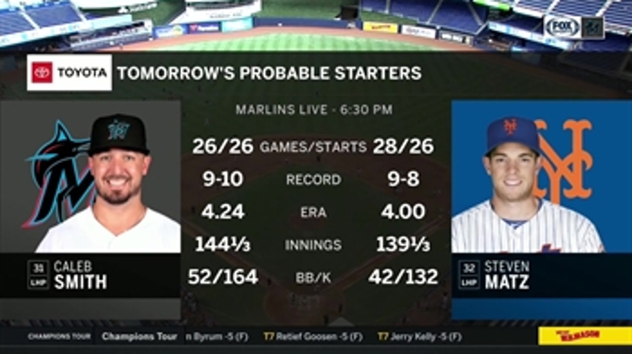 Marlins kick off season-ending road trip against Mets