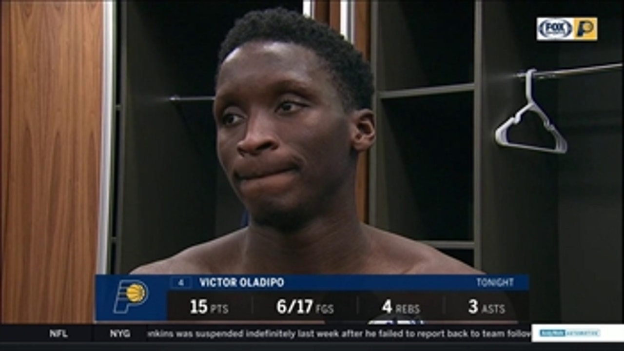 Oladipo takes blame for Pacers loss: 'It won't happen again'