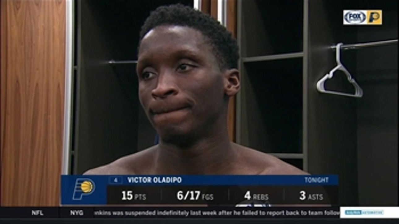 Oladipo takes blame for Pacers loss: 'It won't happen again'