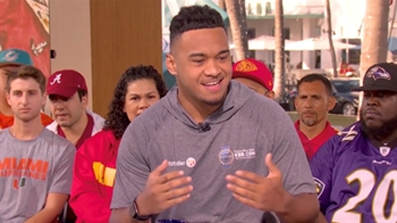 Tua Tagovailoa joins Nick and Doug to talk about the NFL Draft and his future in the league ' LIVE FROM MIAMI