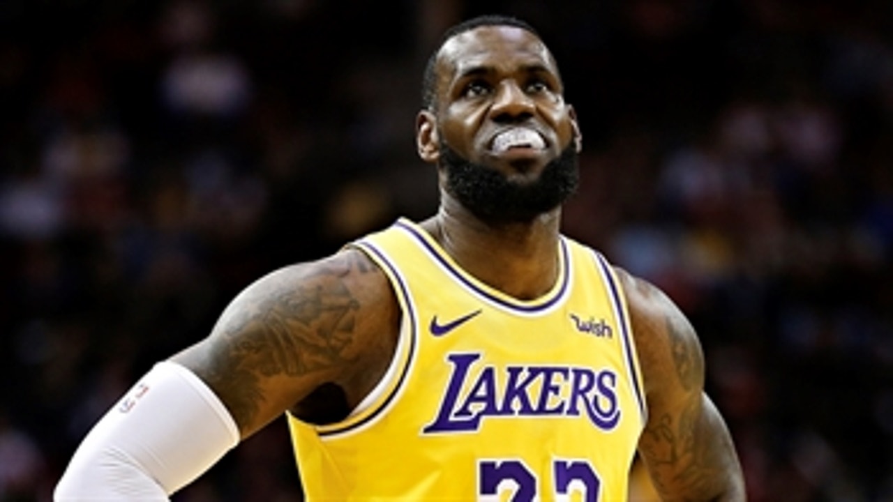 Shannon Sharpe calls LeBron and the Lakers' performance 'pathetic' in loss to the Rockets