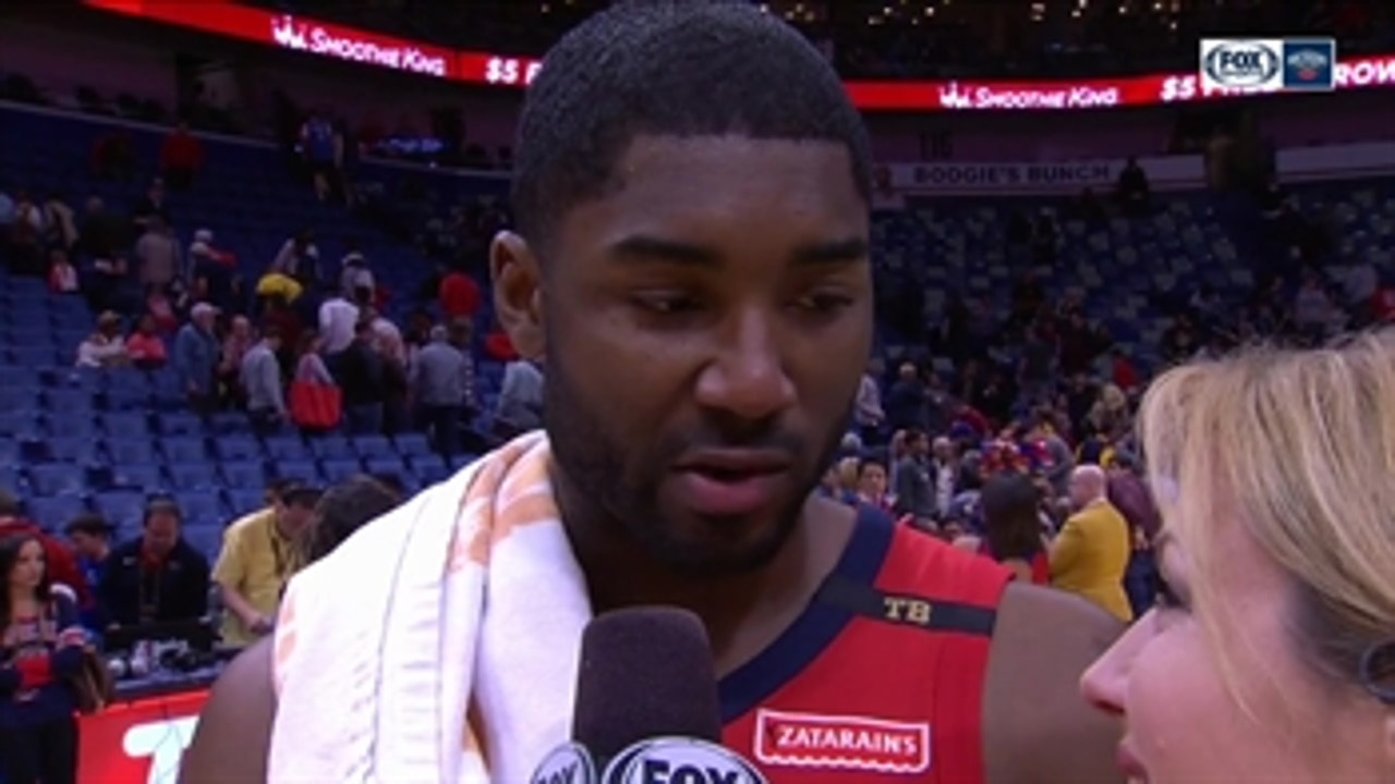 Pelicans Moore on win over Pacers