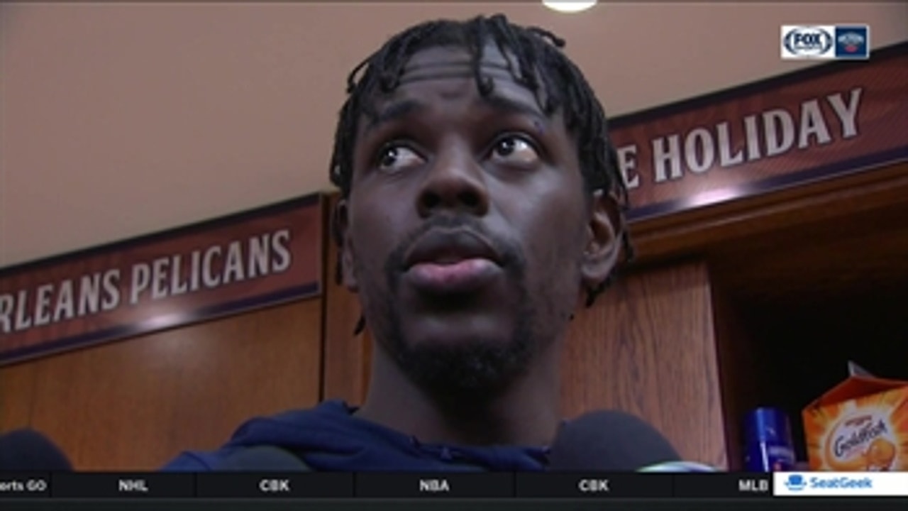 Jrue Holiday on first game back: 'I feel good out there'