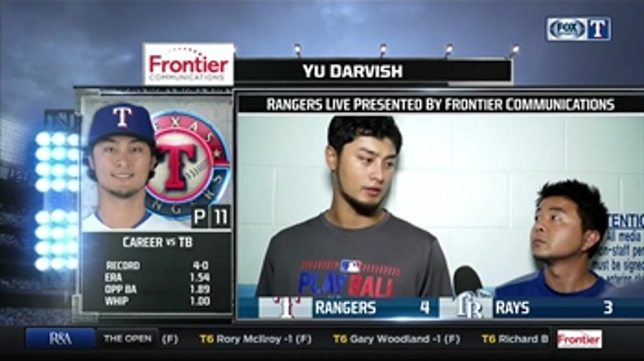 Yu Darvish helps Rangers defeat Rays with efficient outing