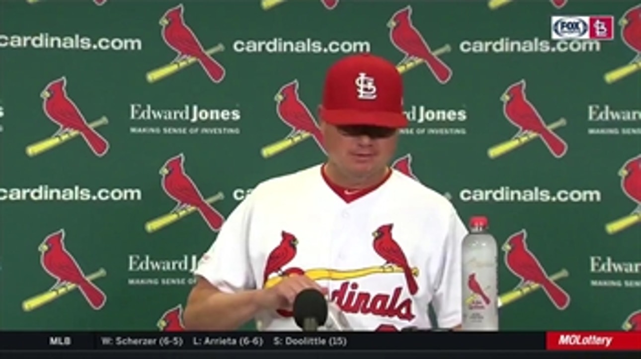 Shildt on Goldschmidt's walk-off: 'That's a big play for him and us'