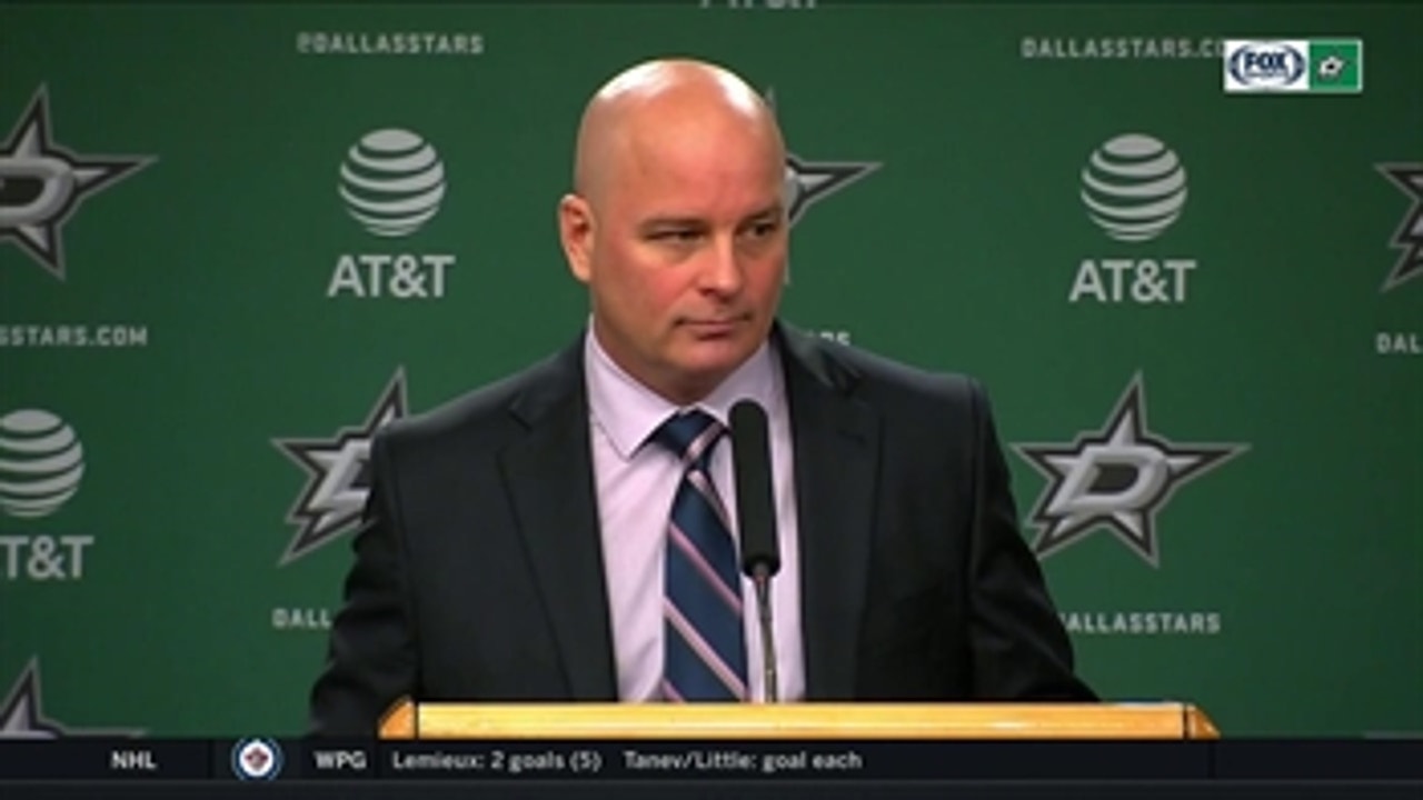 Jim Montgomery on Stars loss to the Kings ' Stars Live