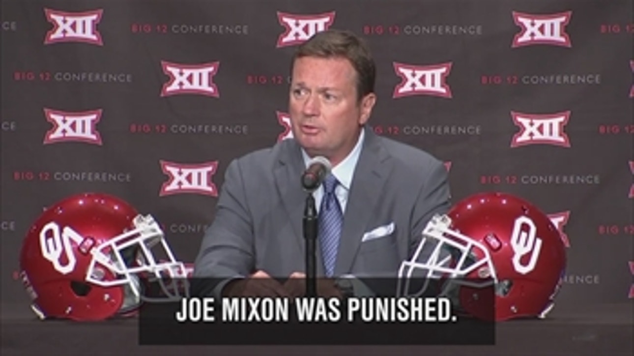 Stoops defends Mixon's presence on OU roster