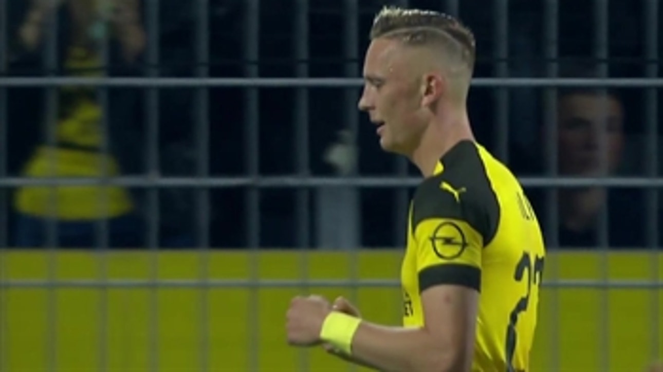 Marius Wolf scores against his former club to give Dortmund the lead