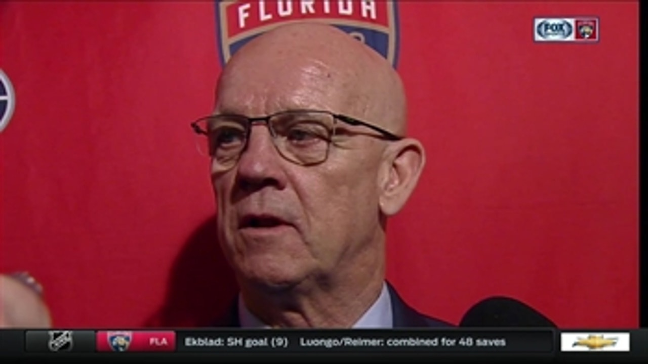 Tom Rowe: 'I thought it was a great hockey game'