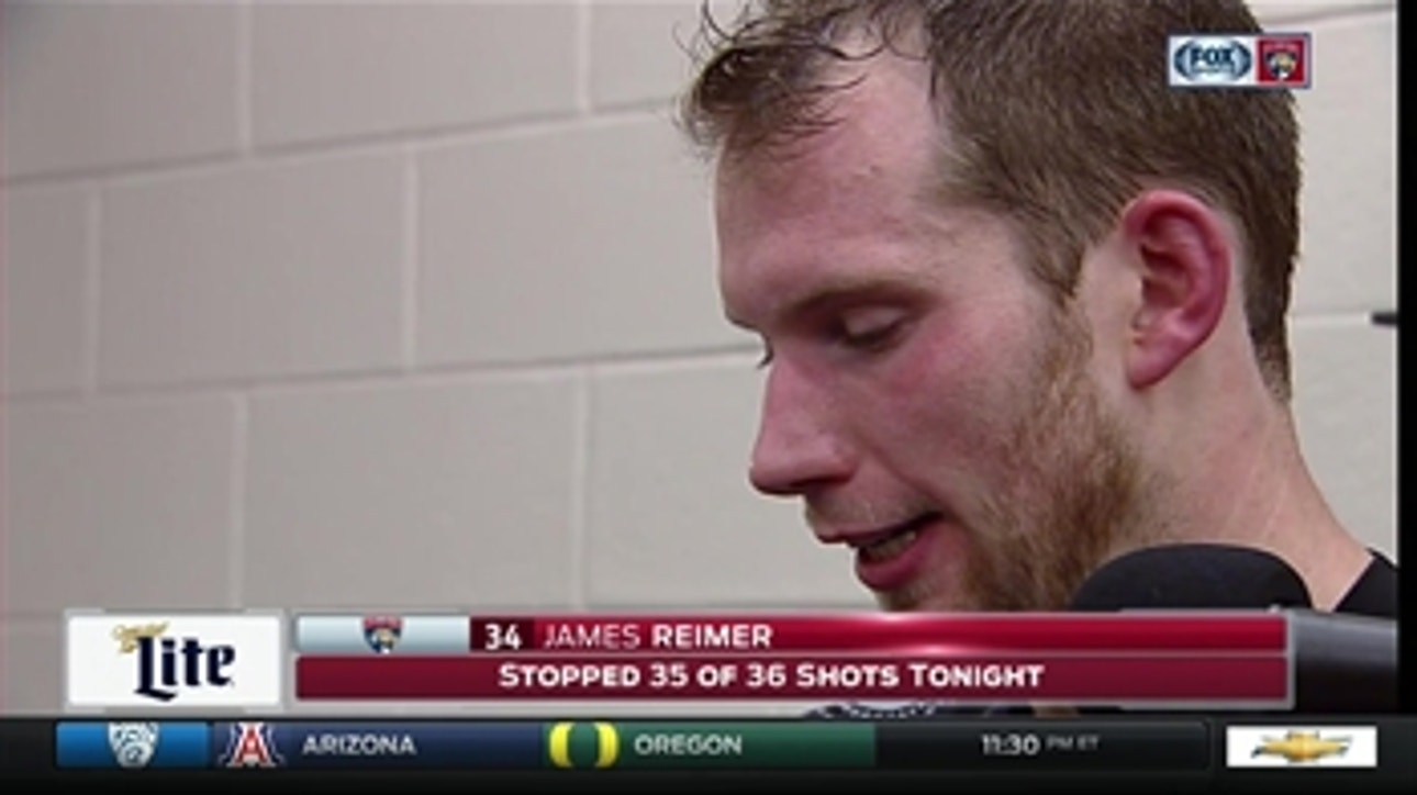James Reimer: 'I think we battled hard'