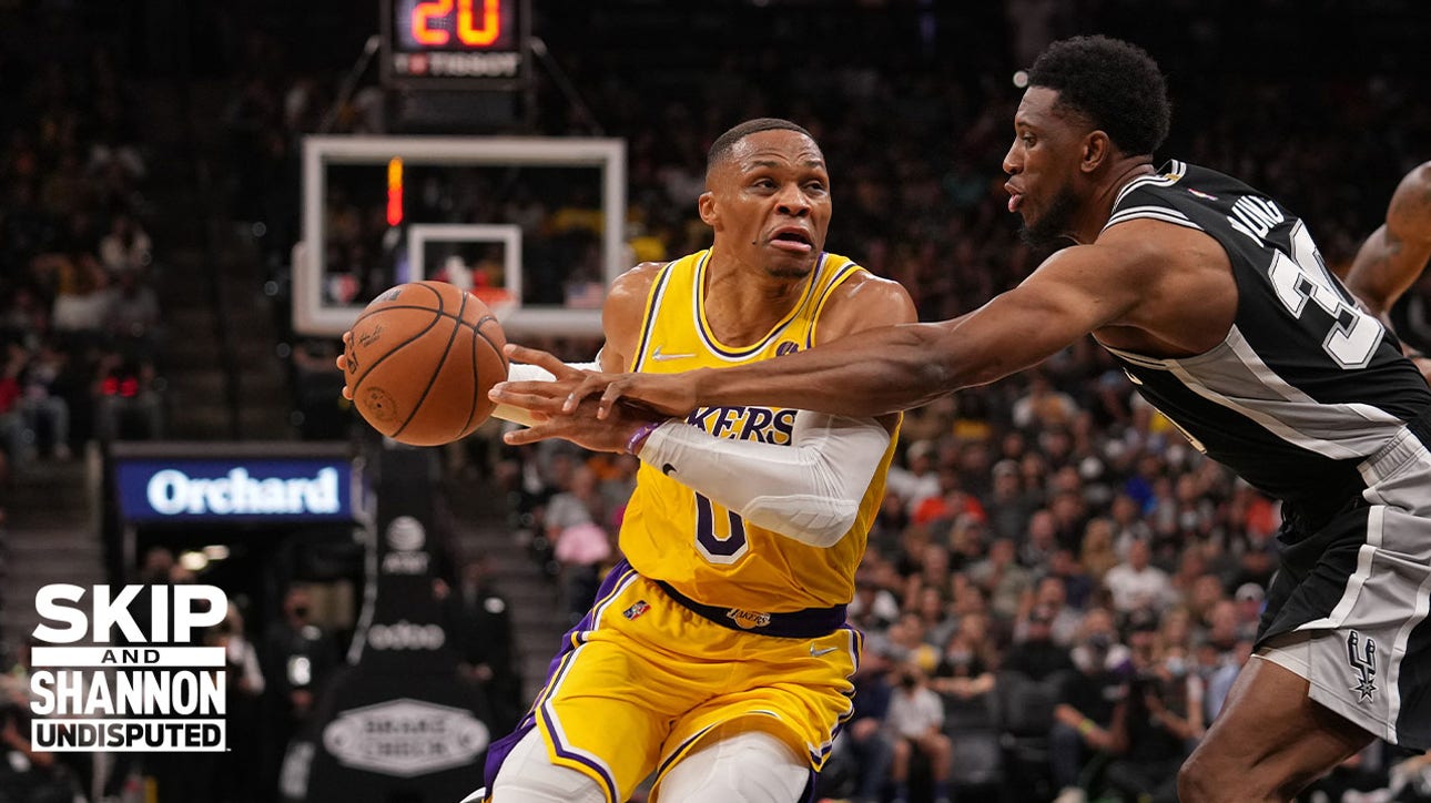 Shannon Sharpe reacts to Russell Westbrook's dominating performance in Lakers' OT win vs. Spurs I UNDISPUTED