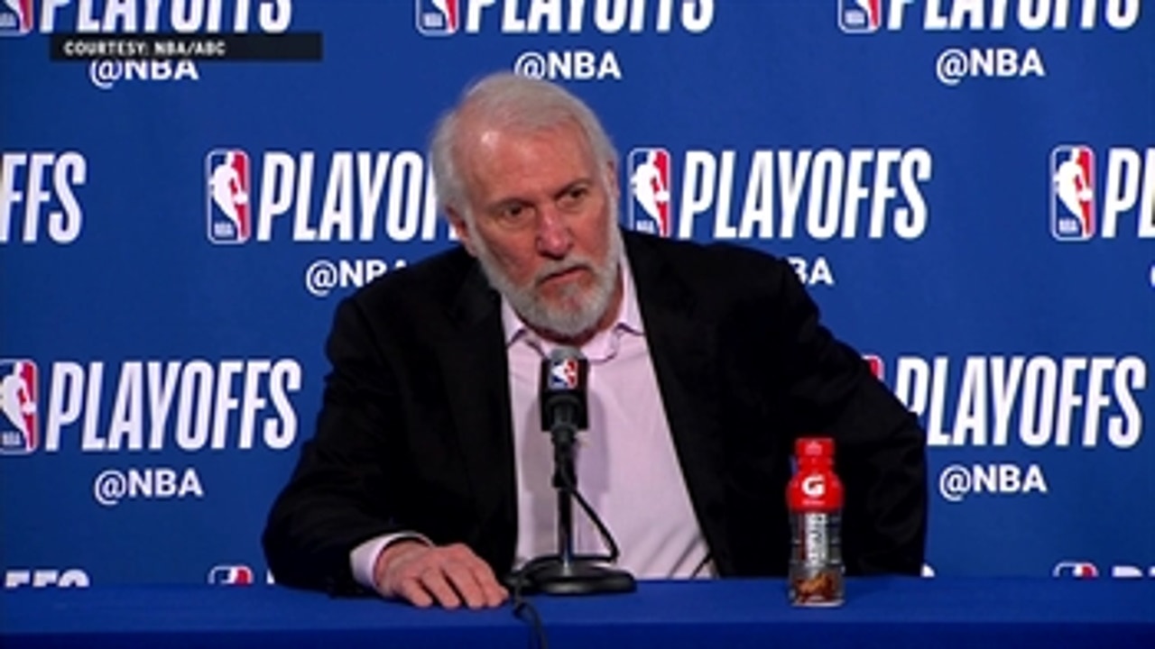 Gregg Popovich on Game 1 loss to Warriors ' Spurs at Warriors