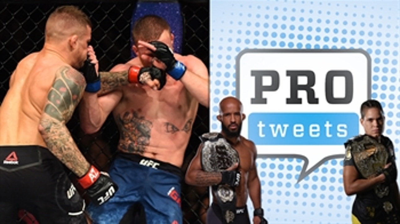 Fighters weigh in on Dustin Poirier's TKO victory over Justin Gaethje ' PRO Tweets
