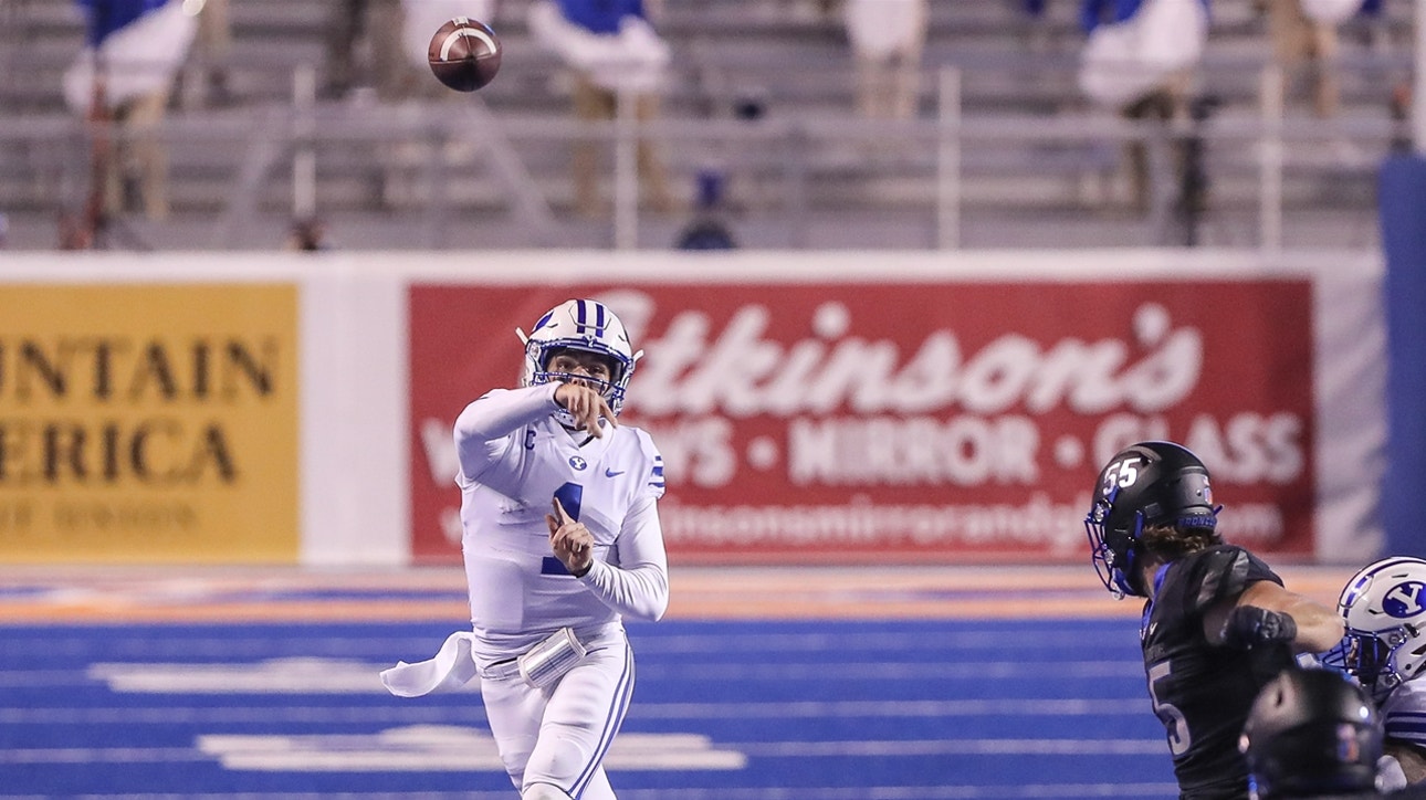 No. 9 BYU extends lead over No. 21 Boise State after Zach Wilson finds Isaac Rex for his second touchdown, 31-3