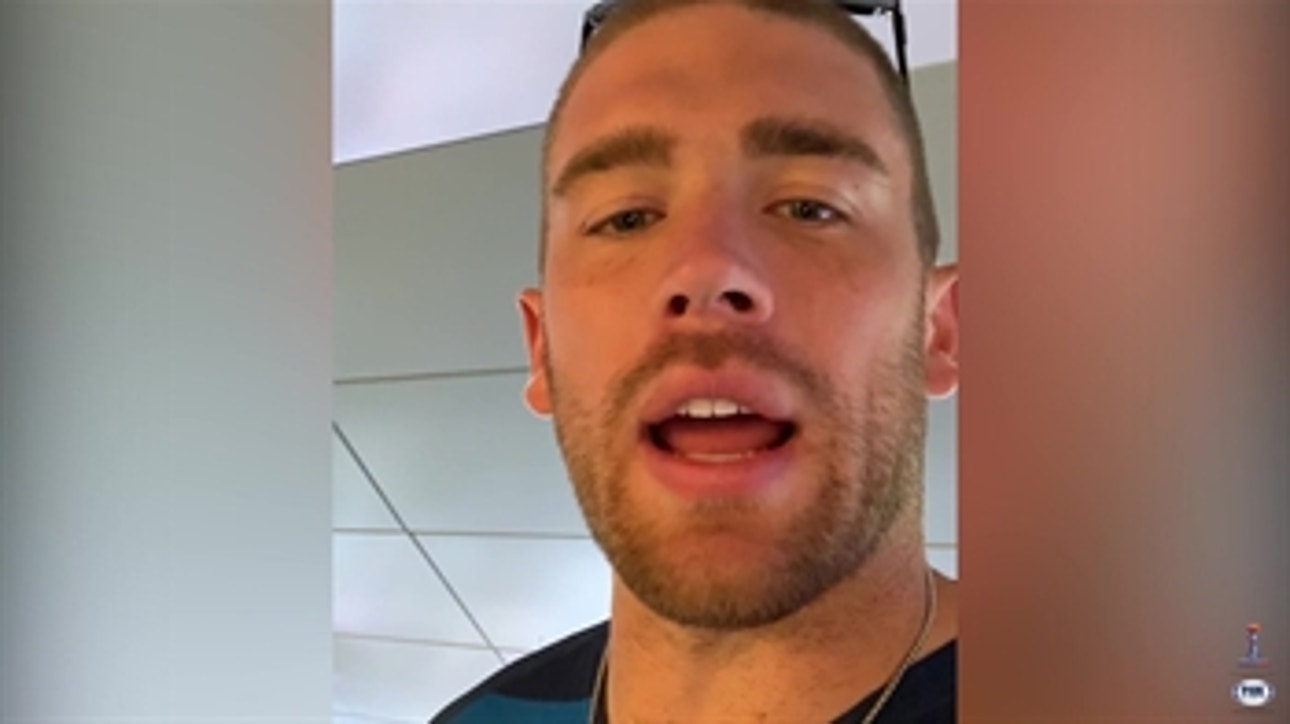 Eagles TE Zach Ertz loved what he saw from U.S. star Julie Ertz in the USWNT's win vs. Chile
