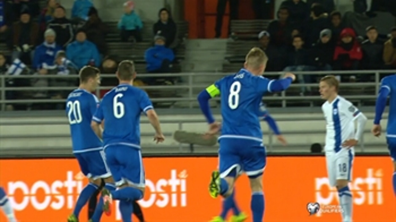 Cathcart gives Northern Ireland 1-0 lead ' Euro 2016 Qualifiers Highlights