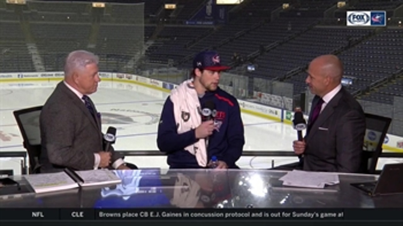 Josh Anderson thinks Blue Jackets are getting to where they want to be