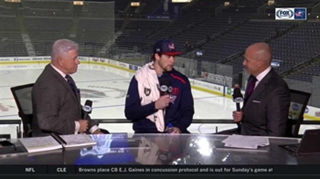 Josh Anderson thinks Blue Jackets are getting to where they want to be