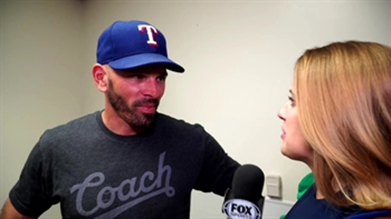 Chris Woodward talks Rangers 3-0 Shutout Win vs. Angels