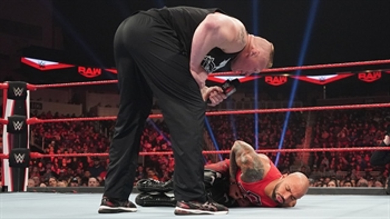 Ricochet pays a painful price for challenging Brock Lesnar: Raw, Jan. 20, 2020