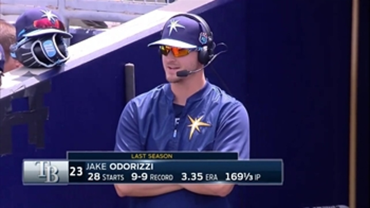 Jake Odorizzi used spring training to work on off-speed pitches