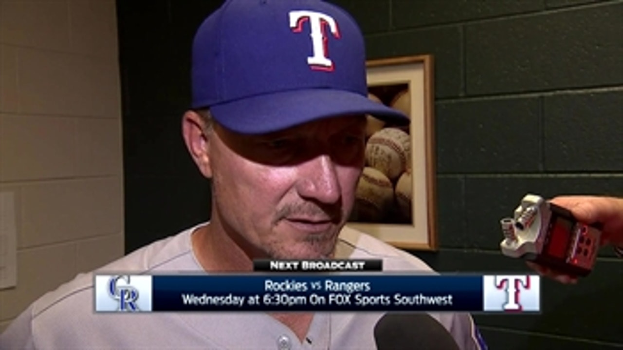Jeff Banister on taking second game in Colorado
