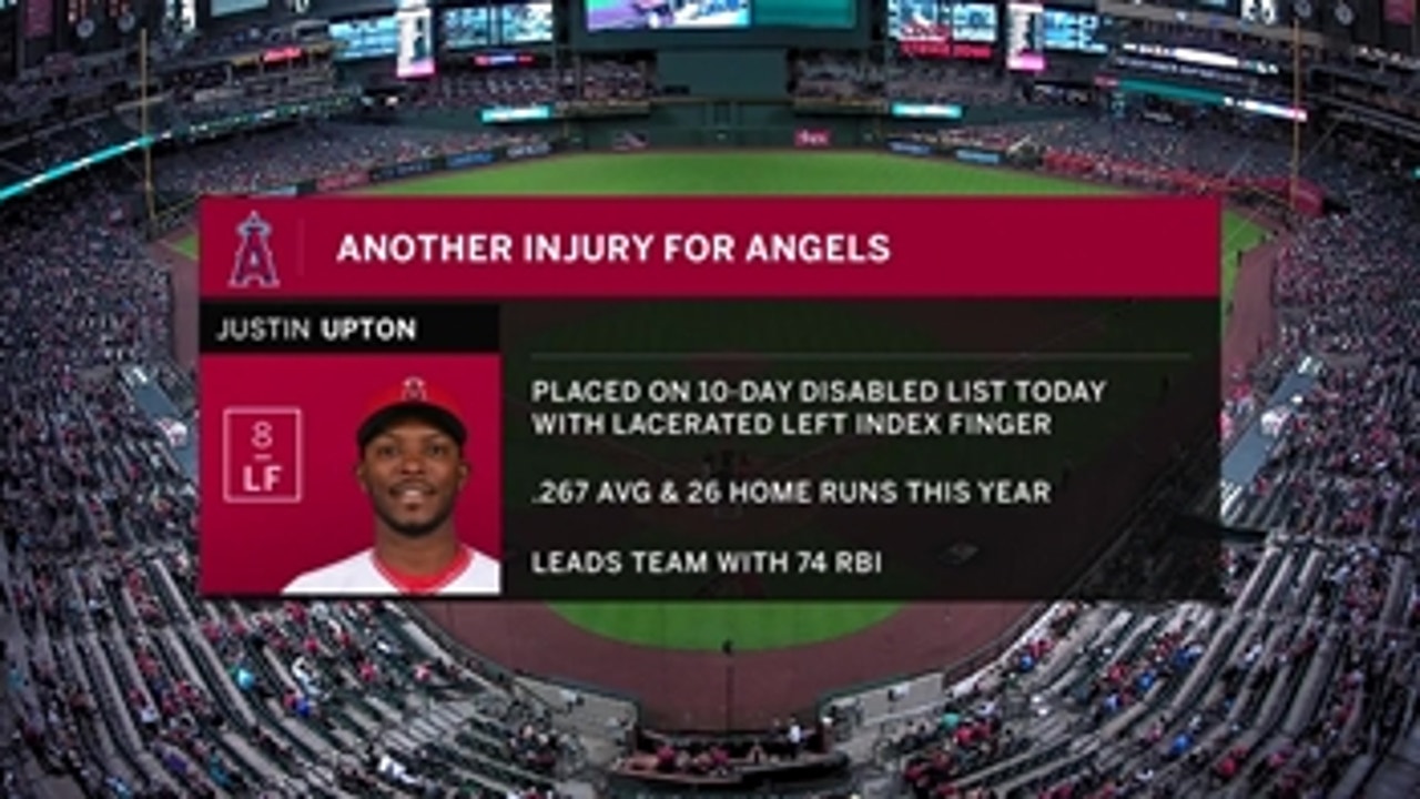Angels place Justin Upton on 10-day DL