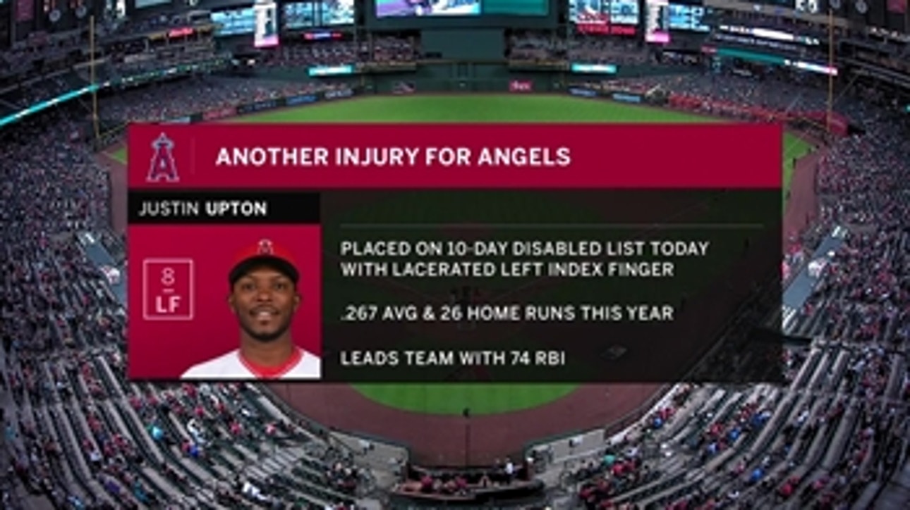 Angels place Justin Upton on 10-day DL