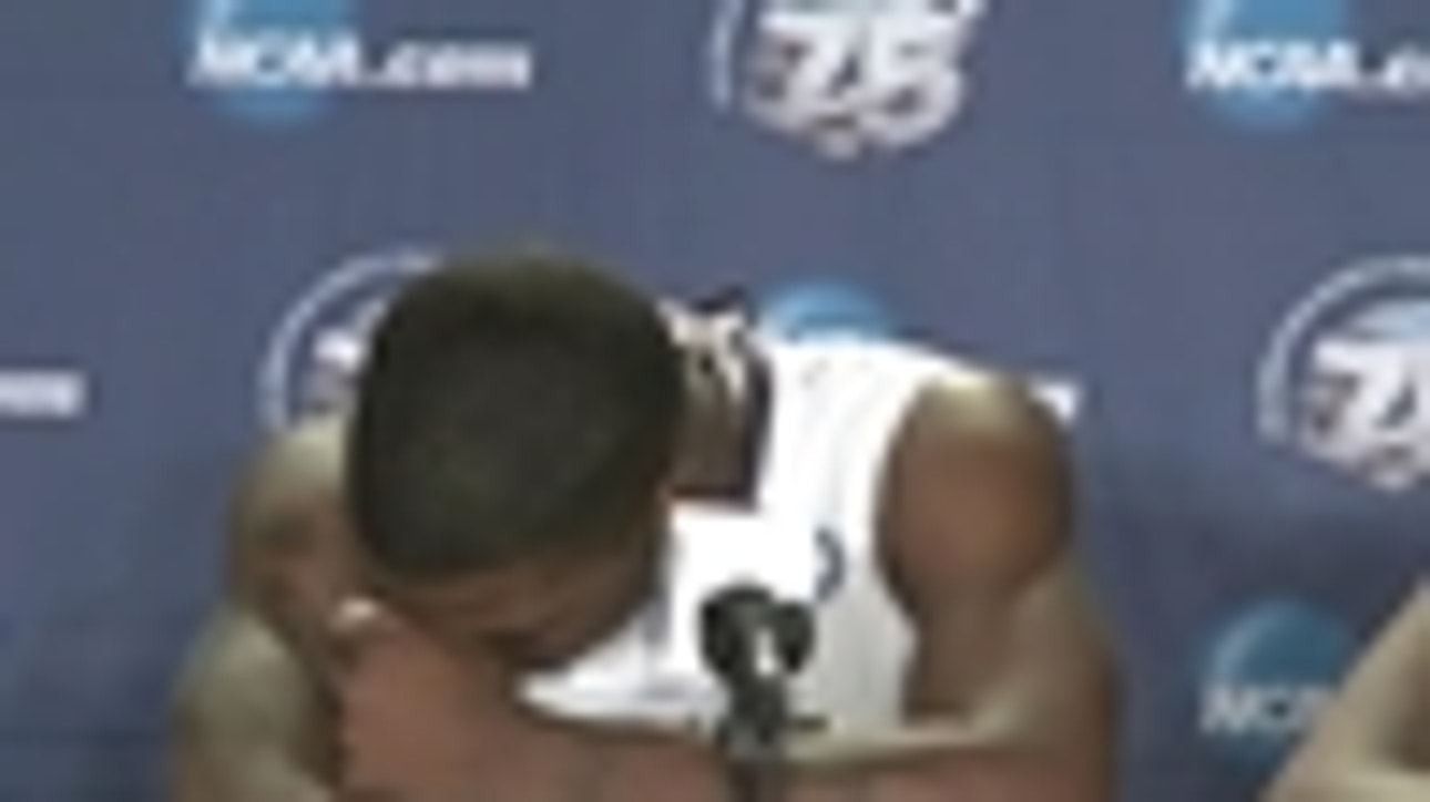 Pitt Senior gets emotional after upset