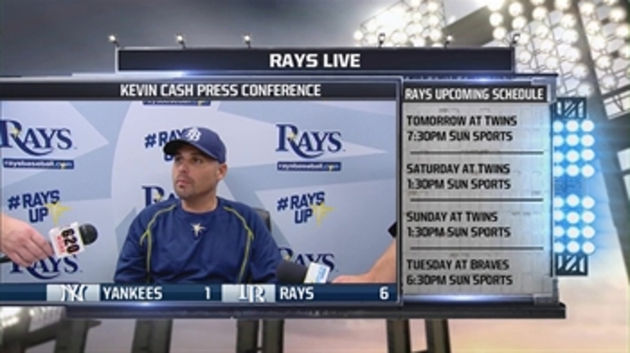 Kevin Cash on Rays series win over Yankees