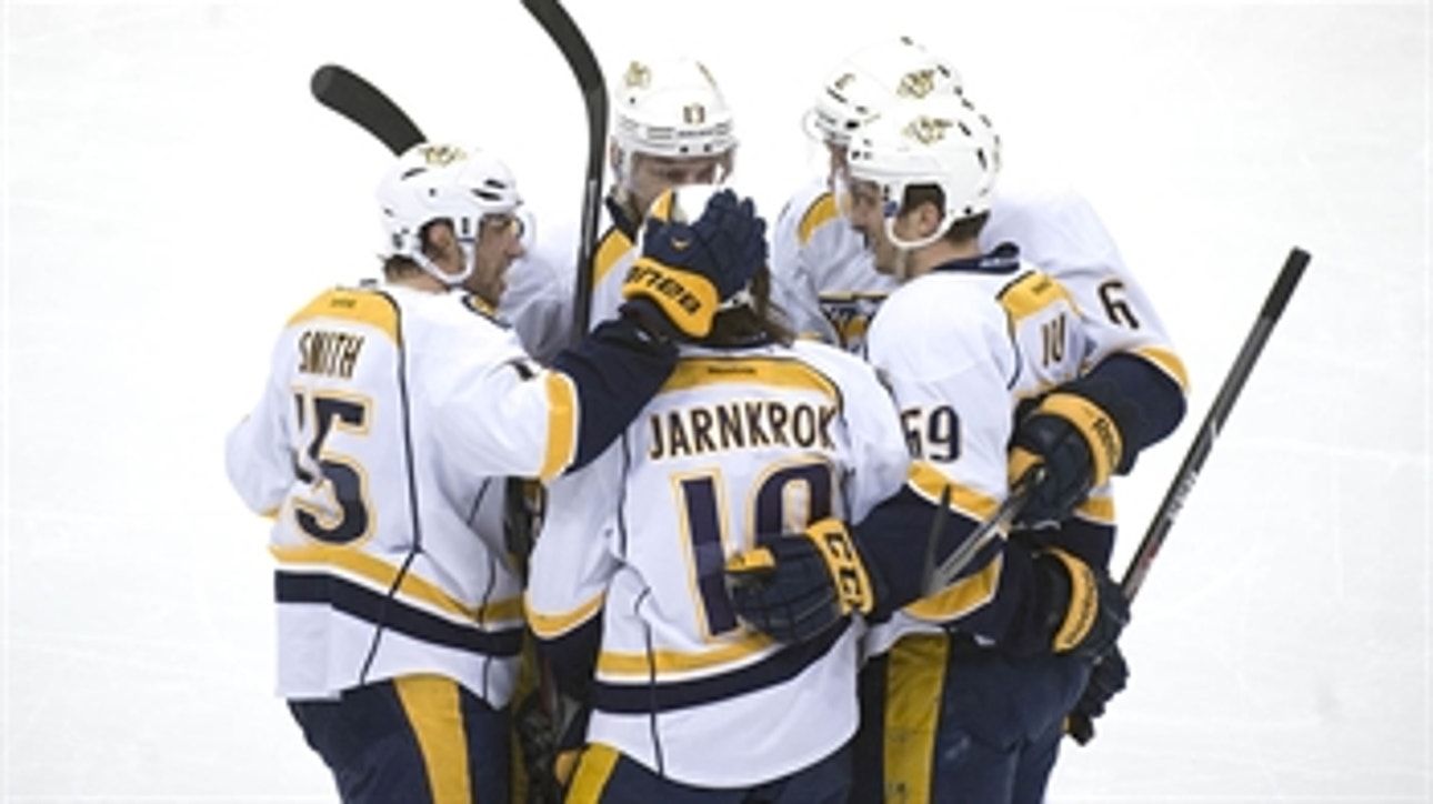 Preds close out season with big win