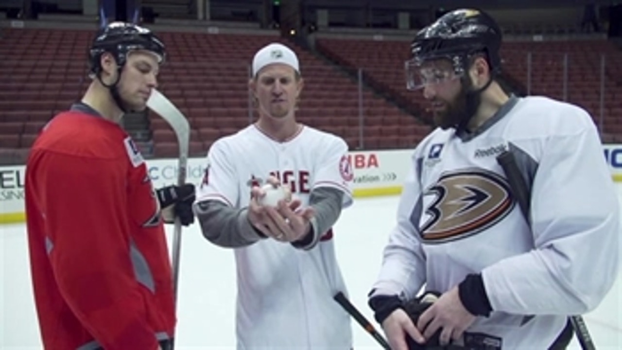Angels, Ducks get together before 'Angels Night' at Honda Center