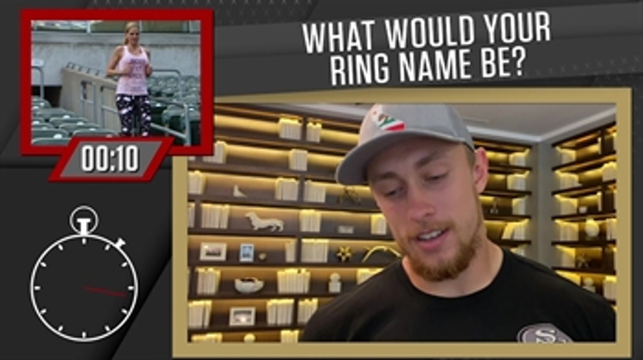 49ers TE and WWE fan George Kittle cuts a promo, explains why Seth Rollins is his favorite