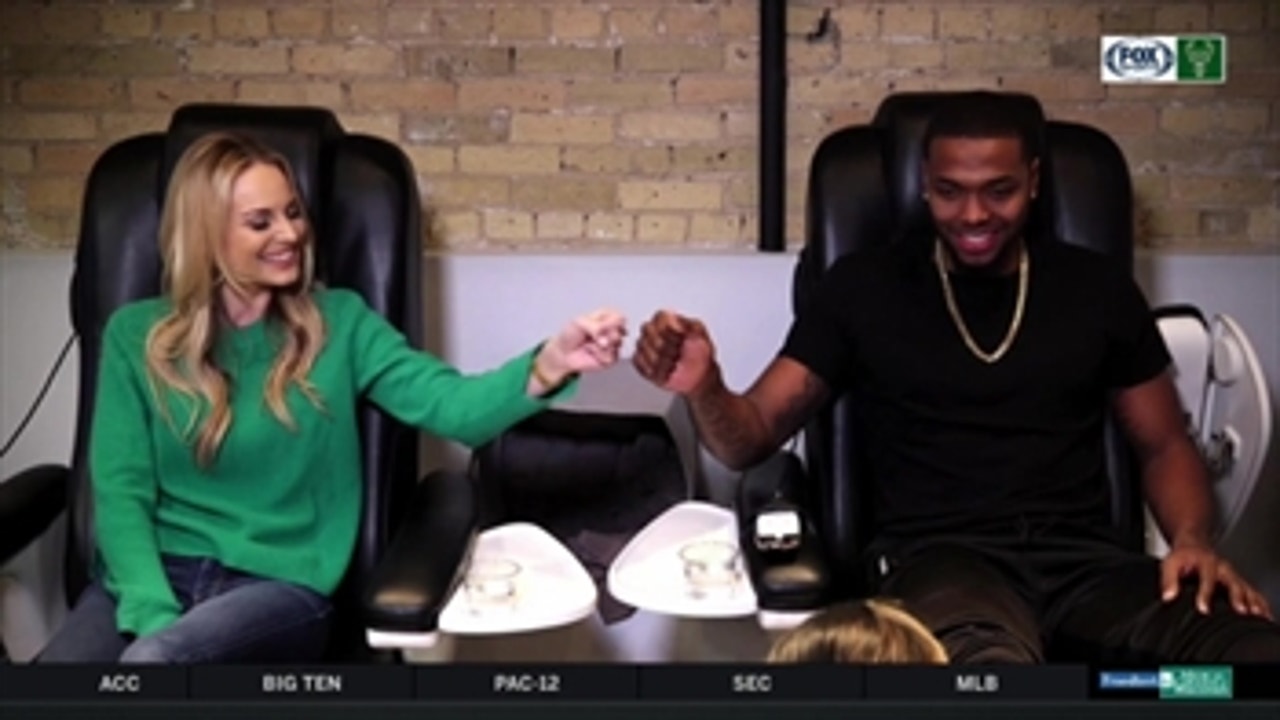 Pedicures with Katie: Bucks' Sterling Brown