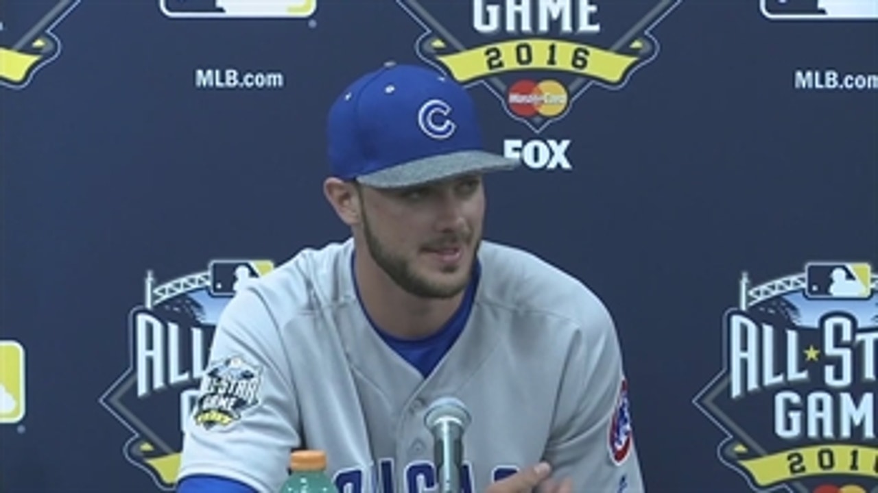 Kris Bryant was just happy to get a hit in the All-Star Game