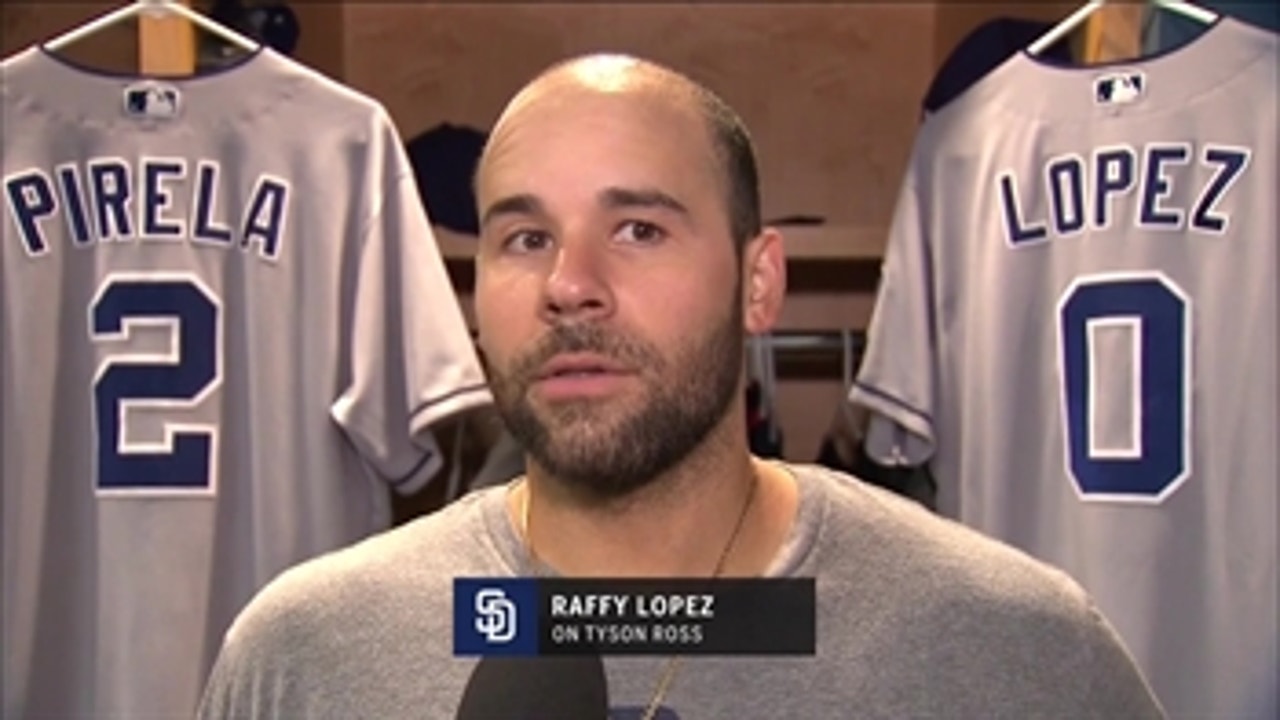 Raffy Lopez talks about developing chemistry with Tyson Ross