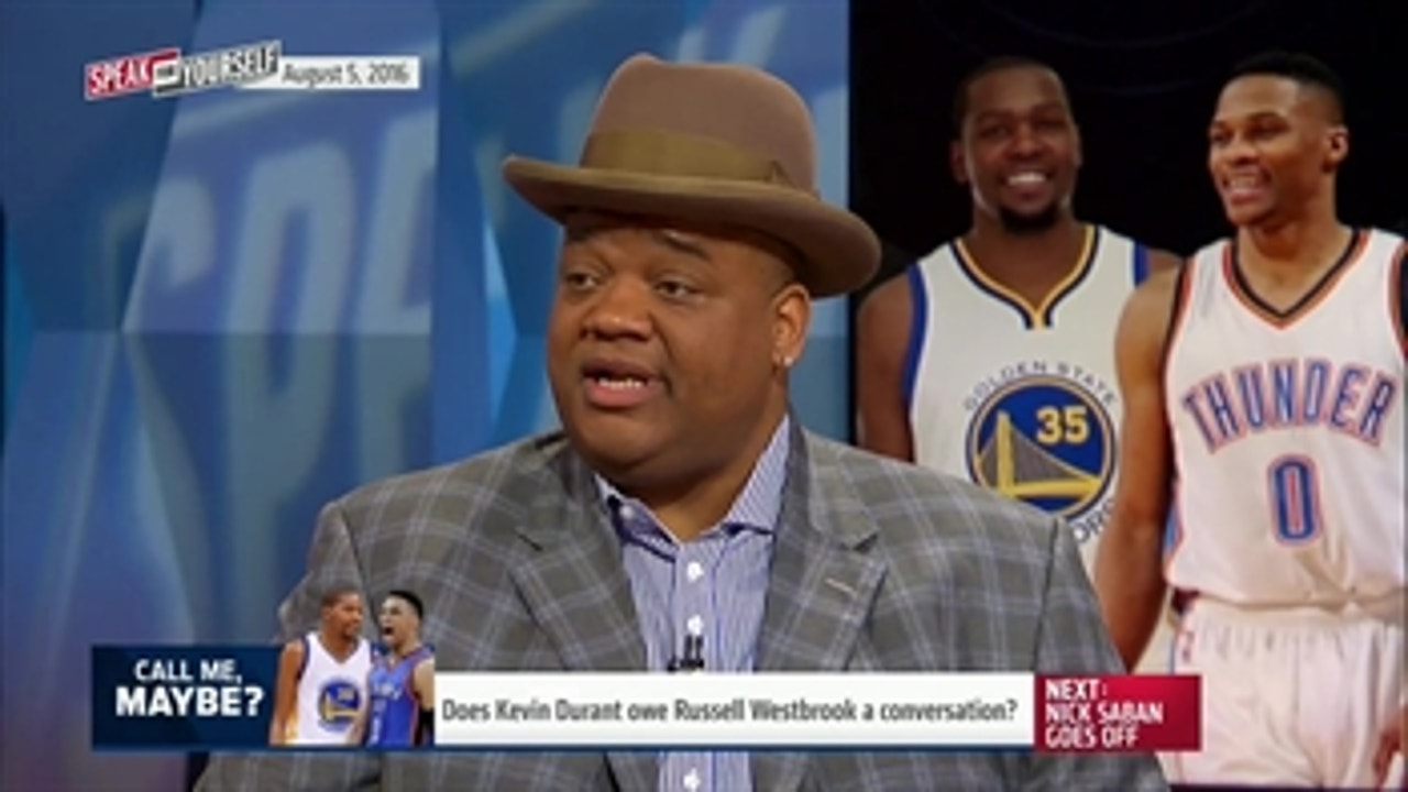 Kevin Durant is afraid of Russell Westbrook - 'Speak For Yourself'