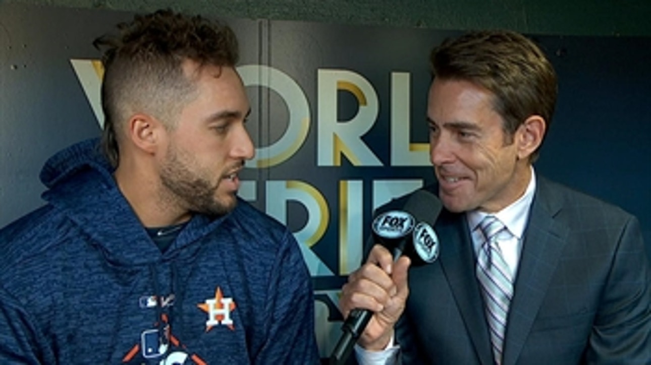 George Springer tells Tom Verducci how important the Houston Fans have been during the playoffs