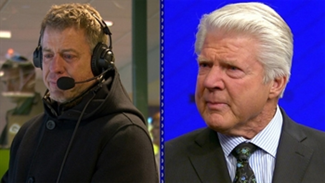Jimmy Johnson, Troy Aikman moved to tears during Jimmy's surprise Hall of Fame announcement