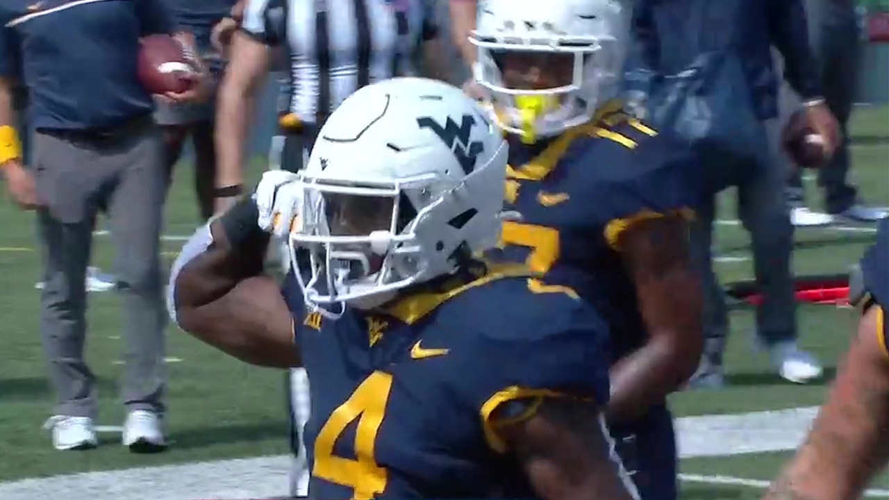 West Virginia dominates ground game with Leddie Brown, Alec Sinkfield combining for four touchdowns