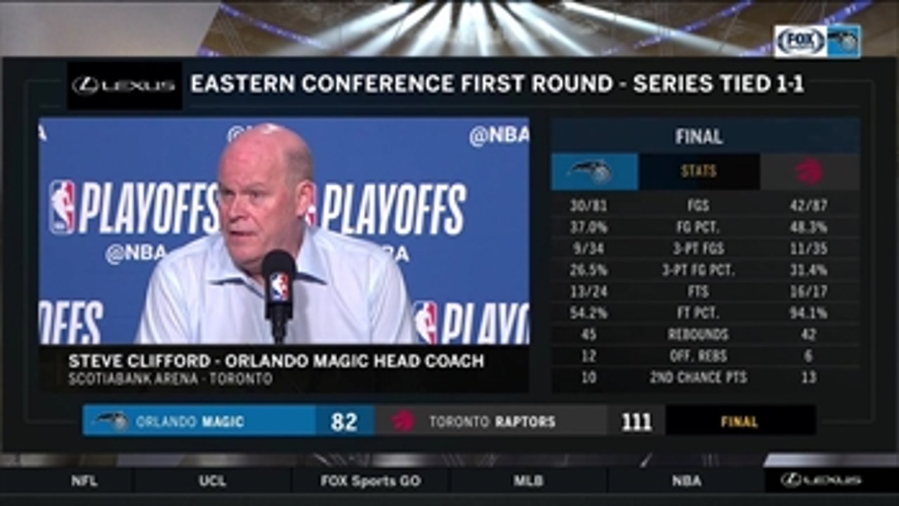 Steve Clifford on Game 2: The 2nd half surprised the heck out of me