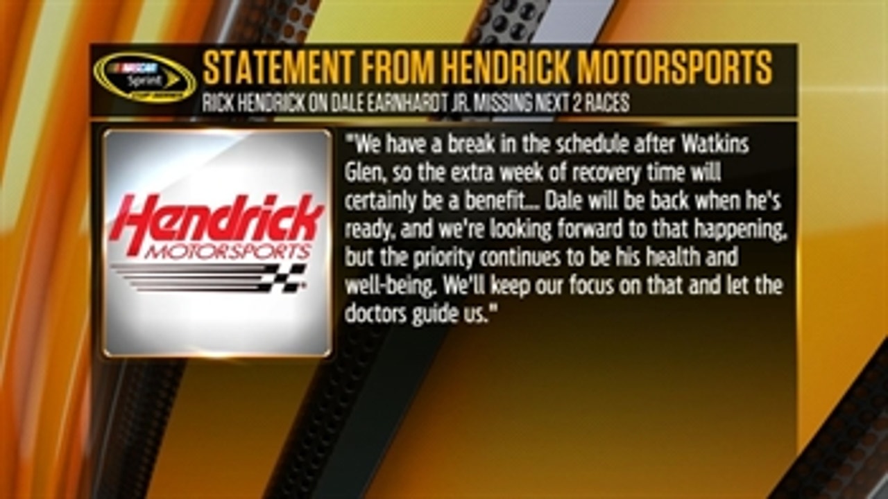 Dale Earnhardt Jr. to miss Watkins Glen and Bristol