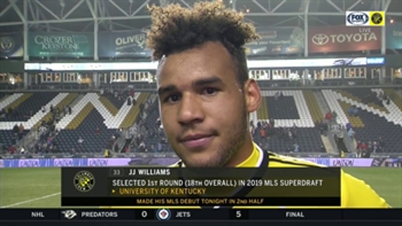 J.J. Williams has many goals, feels he has a lot to contribute to Columbus