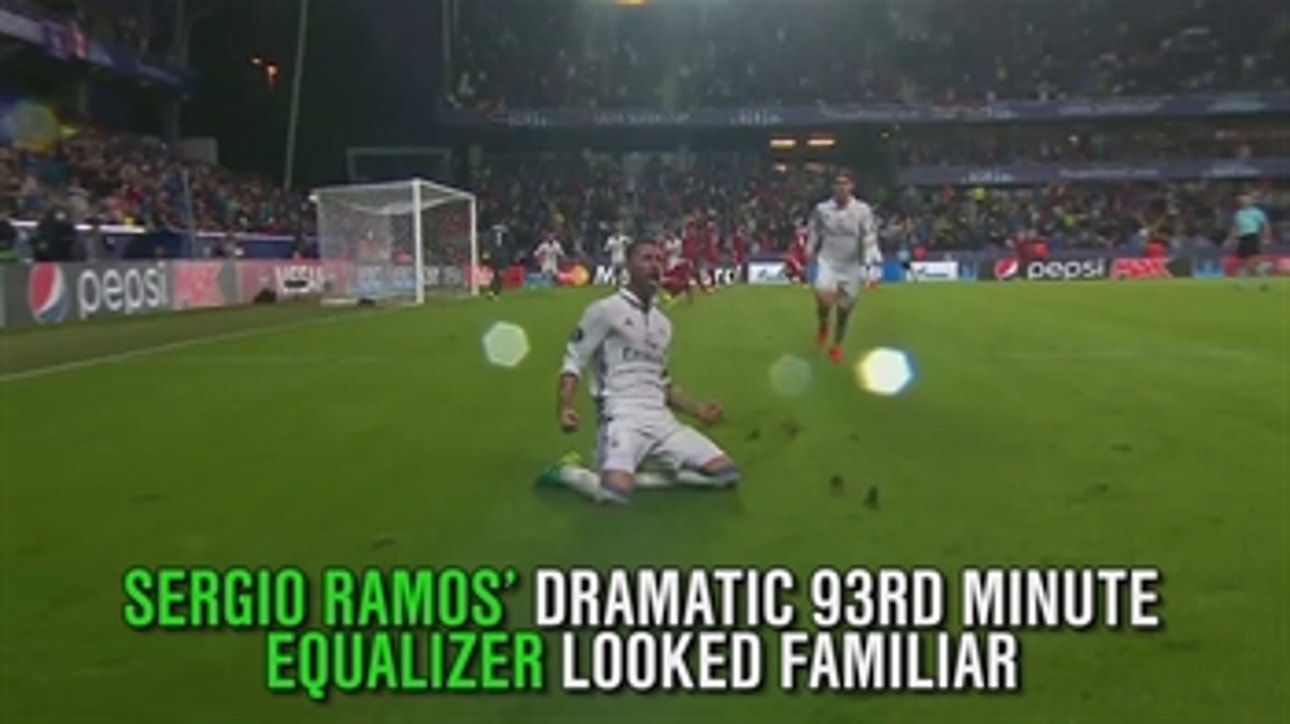 Sergio Ramos scores an late equalizer again