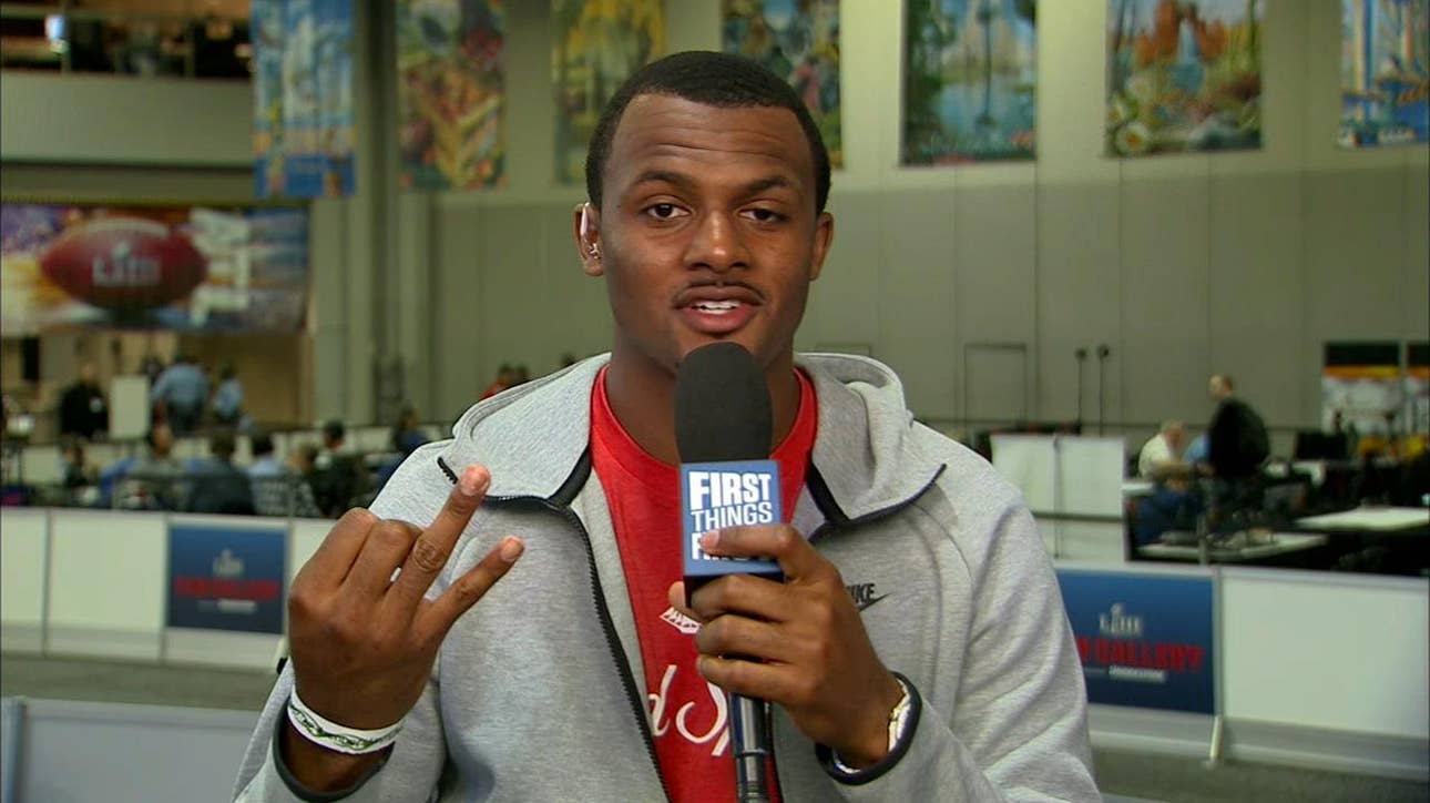 Deshaun Watson talks facing Tom Brady and offers advice to Jared Goff ' NFL ' FIRST THINGS FIRST